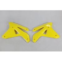 Radiator Covers yellow for Suzuki RMZ 450 (2007) - REPLICA PLASTICS - SU04905-102 - Ufo Plast