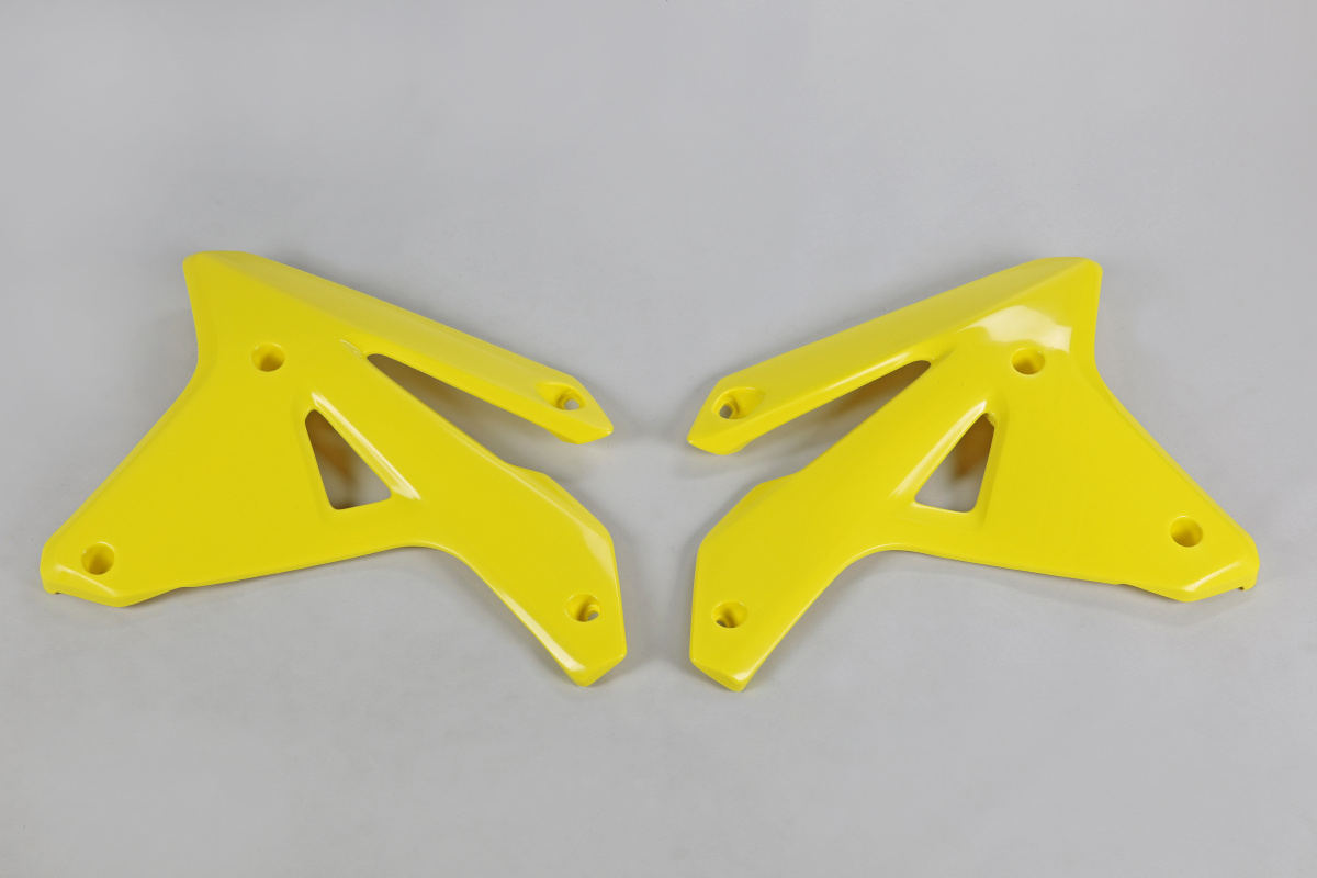 Radiator Covers yellow for Suzuki RMZ 450 (2007) - REPLICA PLASTICS - SU04905-102 - Ufo Plast