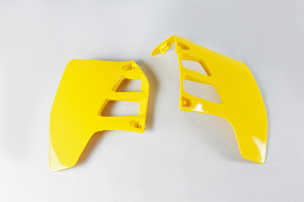 Radiator covers - yellow 101 - Suzuki - REPLICA PLASTICS - SU02908-101 - UFO Plast