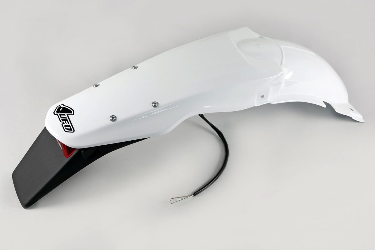 Rear fender / Enduro - white 041 - Suzuki - REPLICA PLASTICS - SU03993-041 - UFO Plast