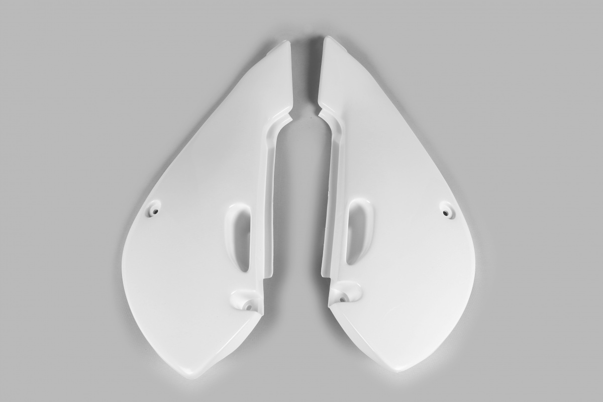 Side Panels white for Suzuki RM 65 (2003-25) - REPLICA PLASTICS - SU03928-041 - Ufo Plast