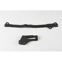 Chain guide+swingarm chain slider - black - Suzuki - REPLICA PLASTICS - SU04924-001 - UFO Plast