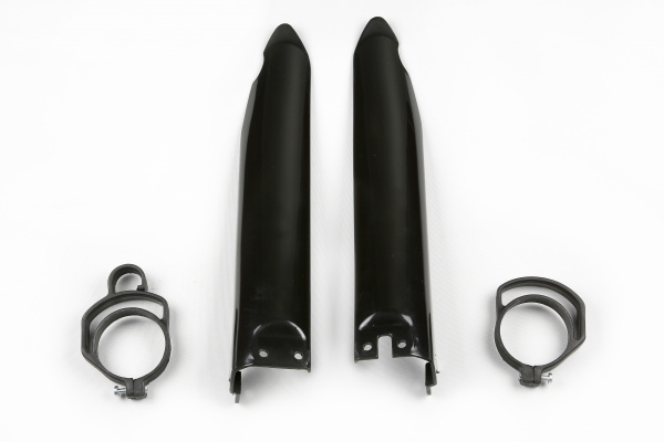 Fork Slider Protectors black for Tm 80 (1997-99) - 125 (1997-99) - 250 (1997-99) - REPLICA PLASTICS - TM03119-001 - Ufo Plast