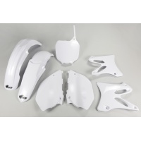 Plastic Kit white for Yamaha YZ 125 (2002-05) - YZ 250 (2002-05) - REPLICA PLASTICS - YAKIT301-046 - Ufo Plast