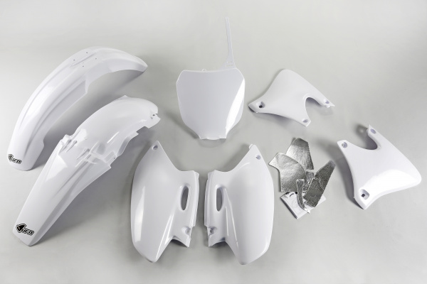 Plastic Kit white for Yamaha YZF 426 (2000-02) - REPLICA PLASTICS - YAKIT289-046 - Ufo Plast