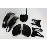 Plastic Kit black for Yamaha YZ 125 (2002-05) - YZ 250 (2002-05) - REPLICA PLASTICS - YAKIT301-001 - Ufo Plast