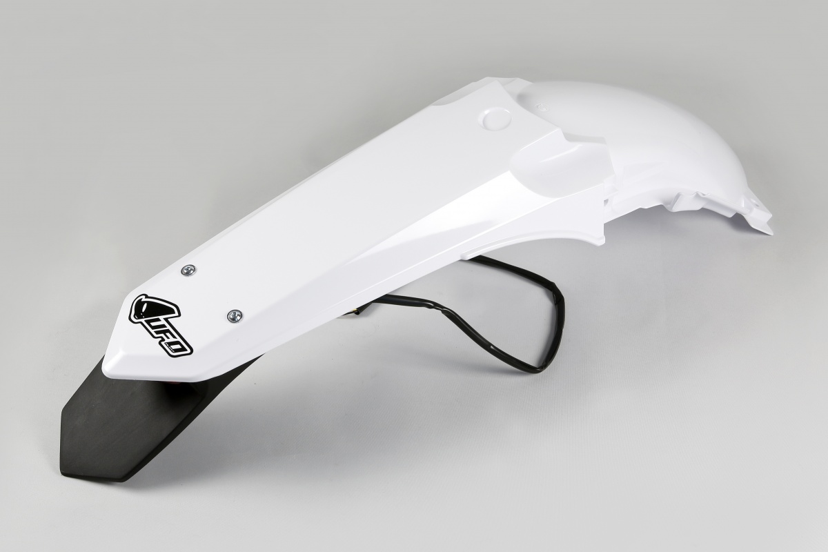 Rear fender / Enduro LED - white 046 - Yamaha - REPLICA PLASTICS - YA04845-046 - UFO Plast