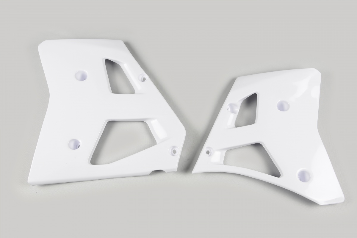 Radiator covers - white 046 - Yamaha - REPLICA PLASTICS - YA02823-046 - UFO Plast