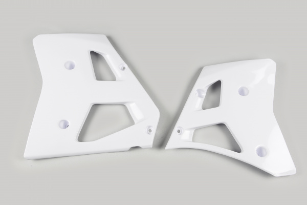 Radiator covers - white 046 - Yamaha - REPLICA PLASTICS - YA02823-046 - UFO Plast