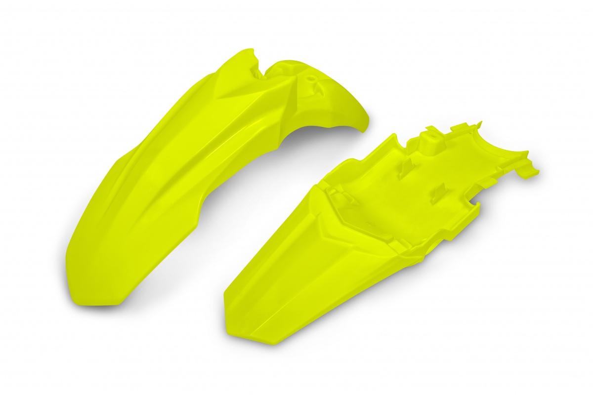 Fenders kit - neon yellow - Honda - REPLICA PLASTICS - HOFK124-DFLU - UFO Plast