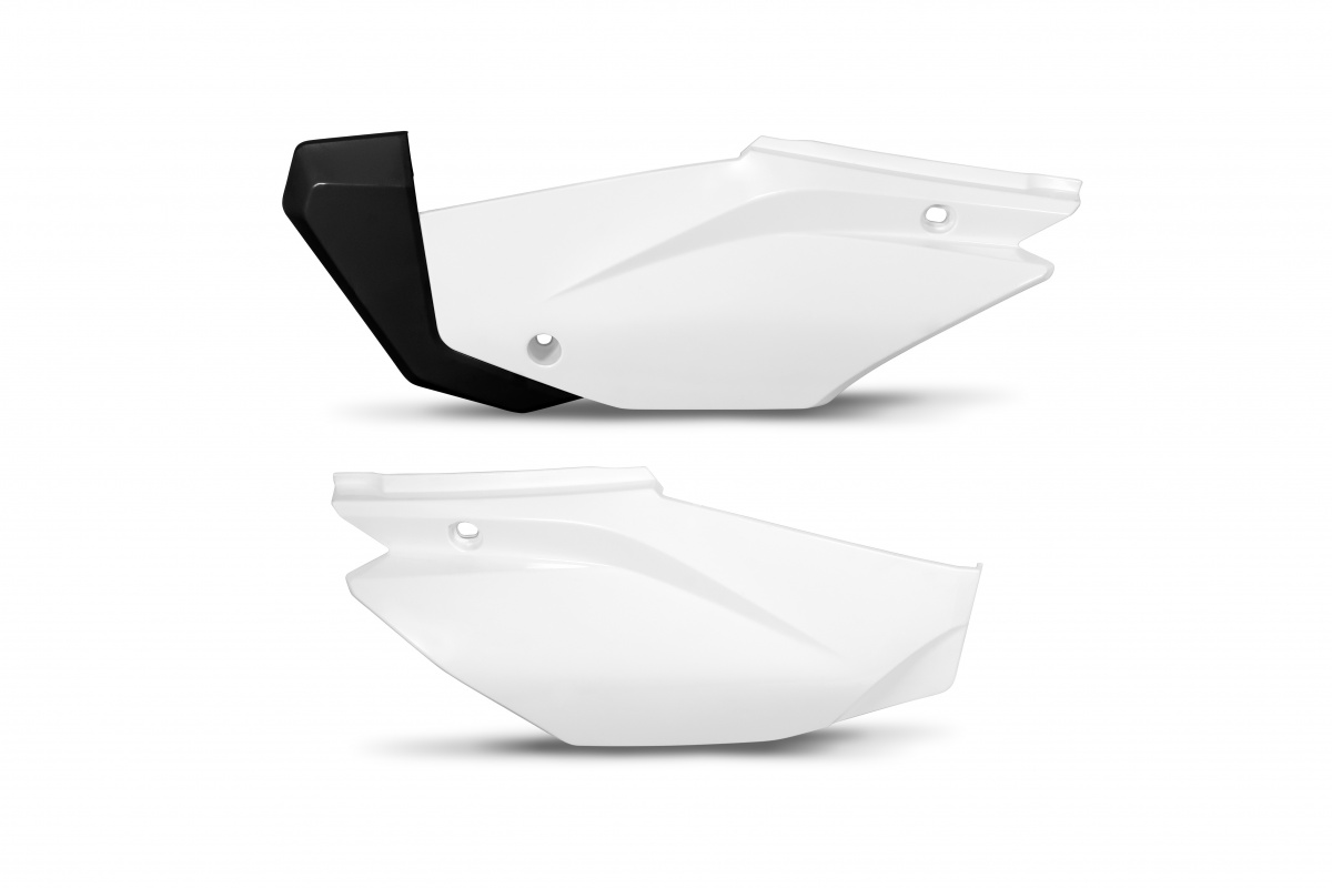 Side Panels white for Honda CRF 110F (2019-25) - REPLICA PLASTICS - HO05601-041 - Ufo Plast