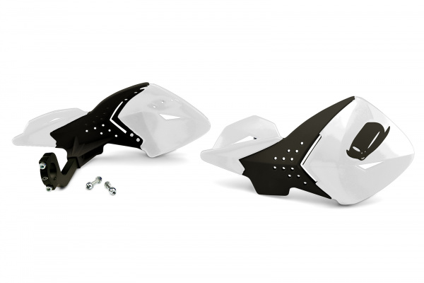 Motocross handguards Escalade white - Handguards - PM01646-041 - UFO Plast