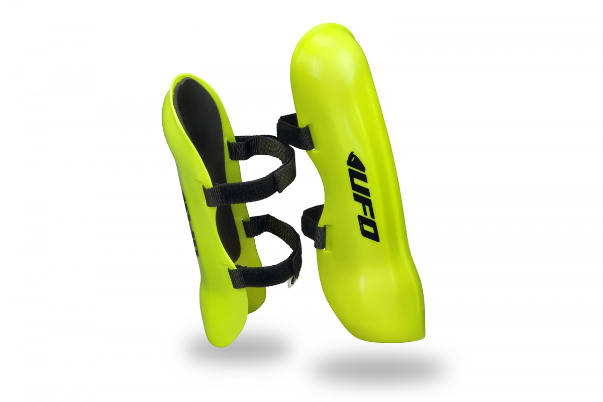 Ski e snowboard shin guard Slalom neon yellow for kids - Snow - SK09123-DFLU - UFO Plast