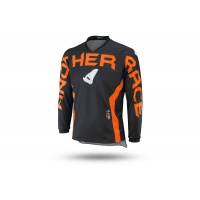 Motocross Another Race jersey for kids black and neon orange - CLOTHING - MG04485-FFLU - UFO Plast