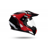 Motocross enduro helmet Aries black and red - PROTECTION - HE163 - UFO Plast