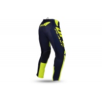 Motocross Kimura pants for kids blue and neon yellow - KIDS - PI04495-NDFL - UFO Plast