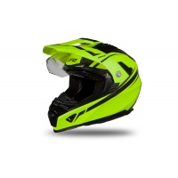 Motocross Enduro helmet Aries black and neon yellow matt - Helmets - HE179 - UFO Plast