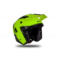 Jet helmet Sheratan neon yellow and black glossy - Helmets - HE183 - UFO Plast