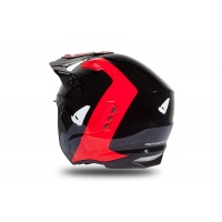 Jet helmet Sheratan black and red glossy - Helmets - HE189 - UFO Plast