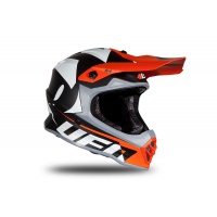 Motocross helmet for kids neon orange and black matt - Helmets - HE192 - UFO Plast