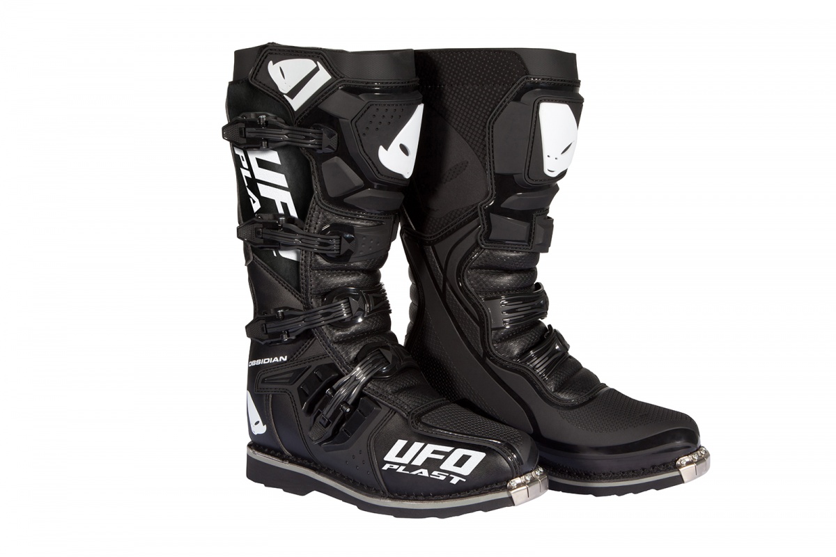 Motocross Obsidian boots black - Boots - BO009-K - UFO Plast