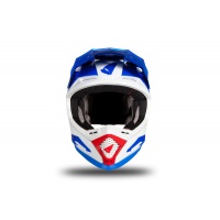 Motocross helmet Echus blue, white and red glossy - Home - HE168 - UFO Plast