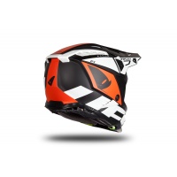 Motocross helmet Echus black, orange and white matt - NEW PRODUCTS - HE171 - UFO Plast