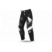 MOTOCROSS SLIM ADRENALINE PANTS BLACK, WHITE AND RED - ADULT - PI04486-K - UFO Plast