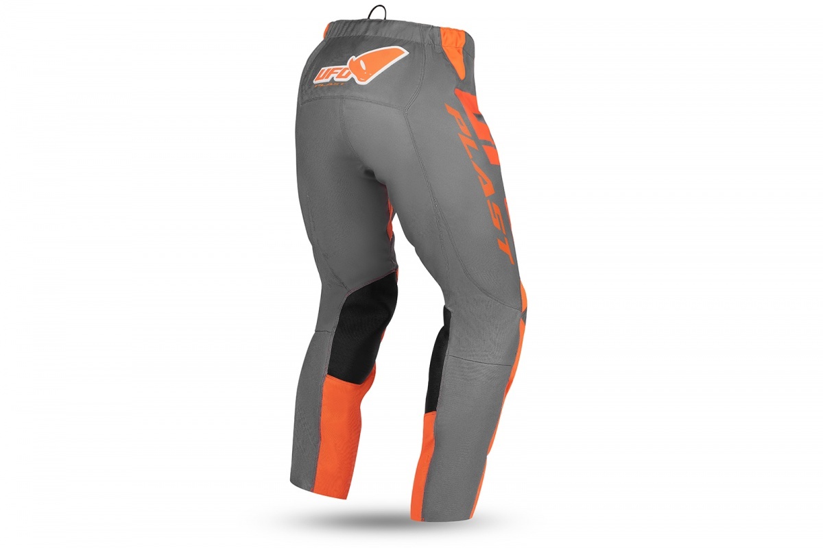 MOTOCROSS KIMURA PANTS FOR KIDS GREY AND ORANGE - KIDS - PI04495-EF - UFO Plast