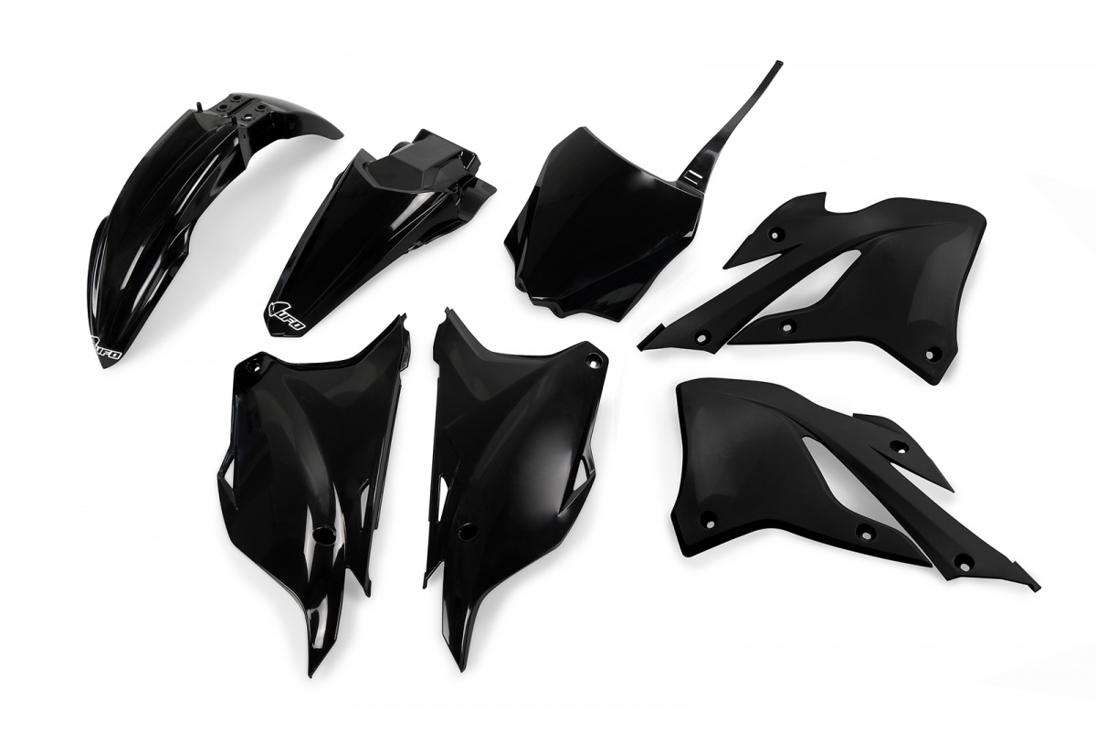 Plastic kit Kawasaki - black - REPLICA PLASTICS - KAKIT229-001 - UFO Plast