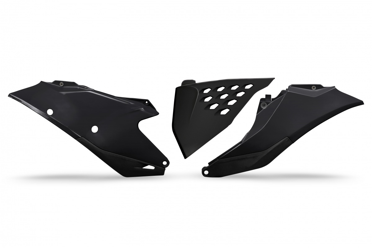 Side Panels black for Gas Gas MC 125 - MC 250 - EC 250 - EC 300 - MC-F 250 - EX 250 - EC-F 250 - EX-F 250 - EX 300 - MC-F 35....