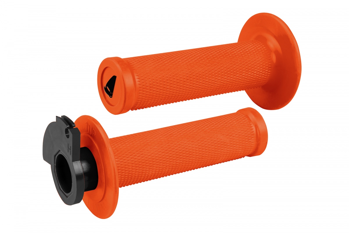 Motocross grips Lock-on Grips orange - Grips - MA01828-F - UFO Plast