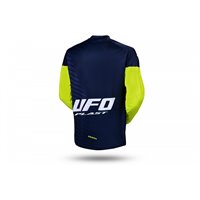 Motocross Kimura jersey for kids blue and neon yellow - CLOTHING - MG04494-NDFL - UFO Plast