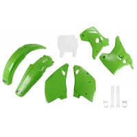 Full Plastic Kit OEM Color for Kawasaki KX 125 (1993) - KX 250 (1993) - REPLICA PLASTICS - KAKIT194F-999 - Ufo Plast