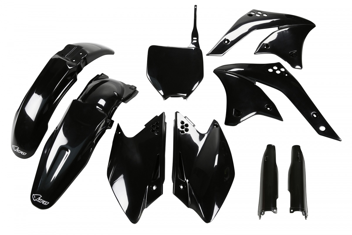 Full plastic kit Kawasaki - black - REPLICA PLASTICS - KAKIT210F-001 - UFO Plast