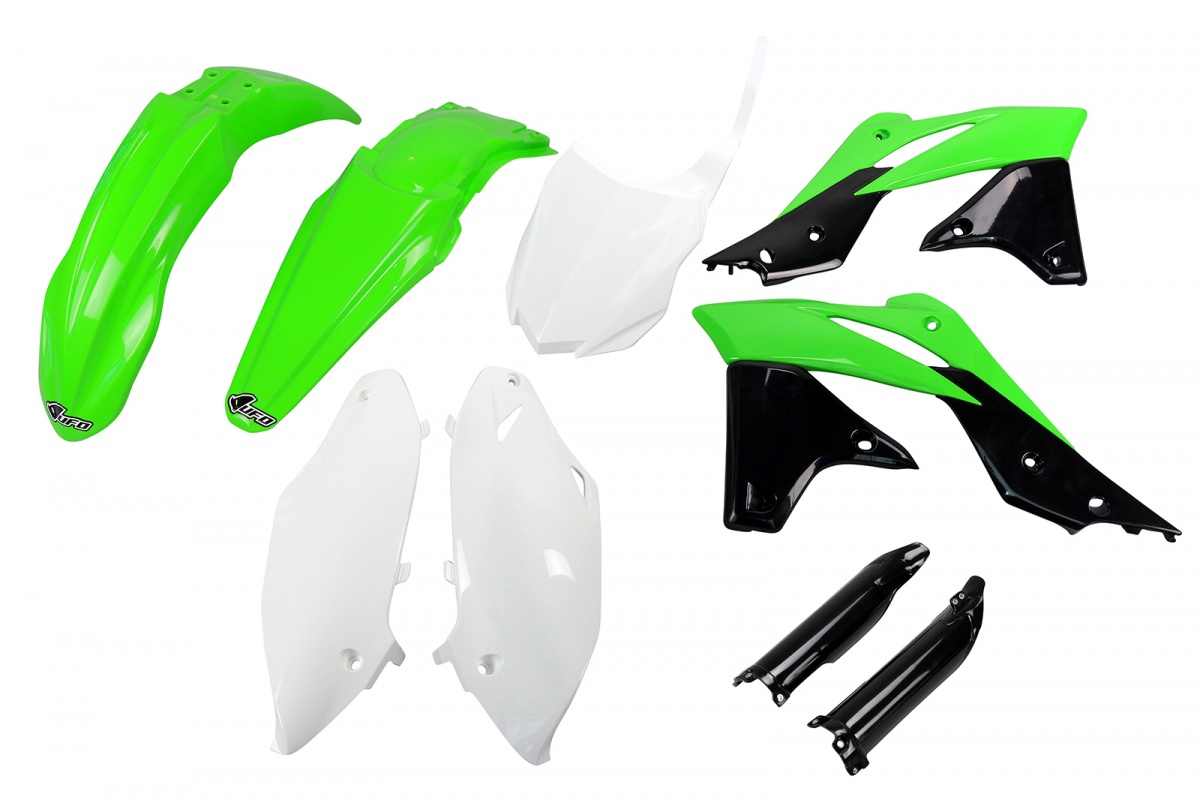 Full plastic kit Kawasaki - oem 16 - REPLICA PLASTICS - KAKIT221F-999A - UFO Plast