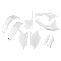 Full plastic kit Kawasaki - white - REPLICA PLASTICS - KAKIT224F-047 - UFO Plast