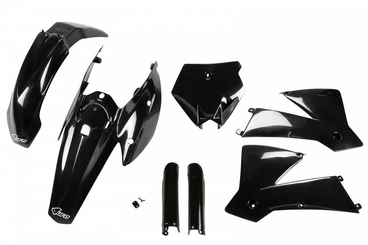 Full Plastic Kit black for Ktm SX 250/XC 250 (2004) - SX 125/XC 125 (2004) - SX 450 (2004) - REPLICA PLASTICS - KTKIT502F-001...