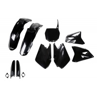 Full Plastic Kit black for Suzuki RM 125 (2001-25) - RM 250 (2001-25) - REPLICA PLASTICS - SUKIT402F-001 - Ufo Plast