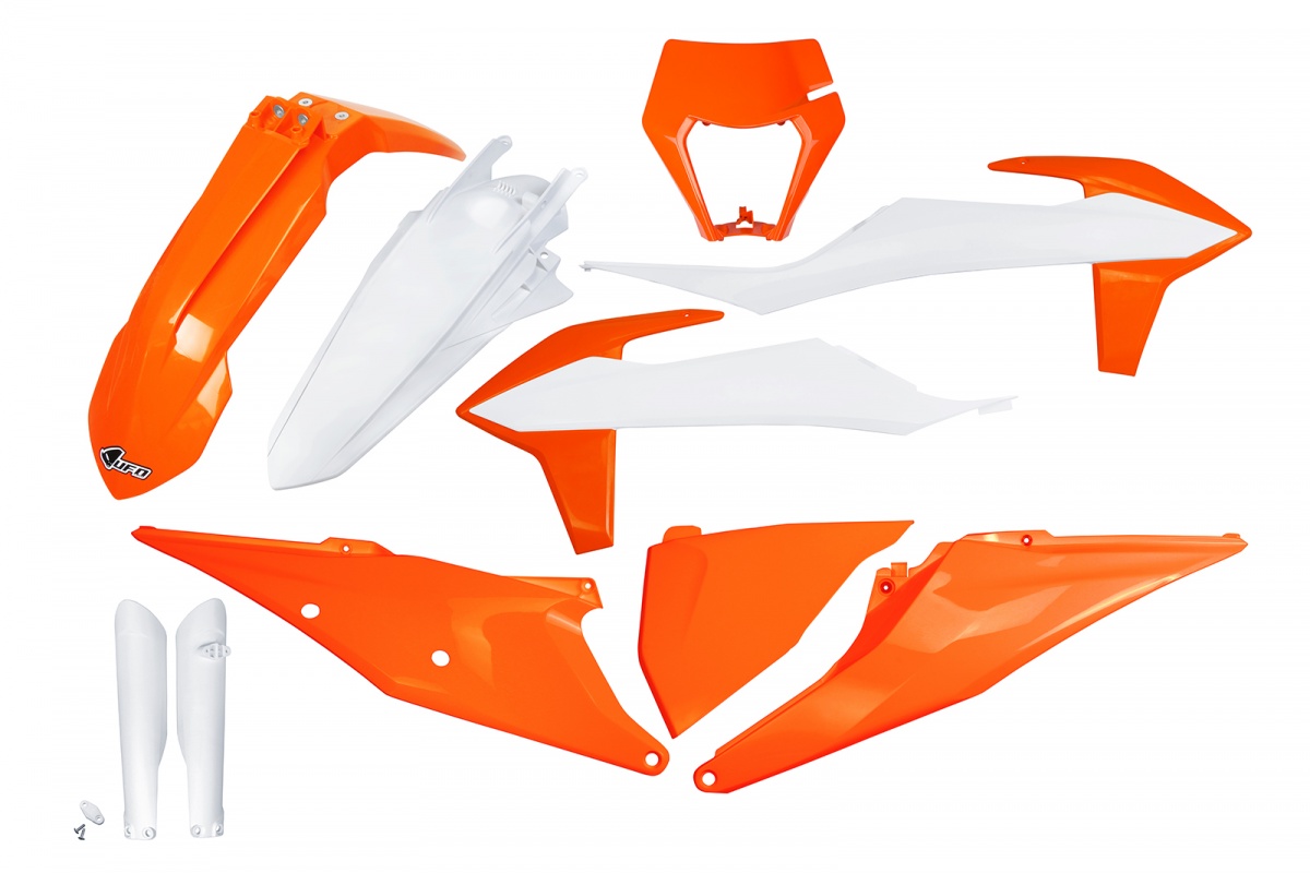 Full Plastic Kit OEM Color 23 for Ktm EXC 150/XC W150 / XC W150TPI - EXC 250/XC W250 - EXC-F 250/XCF W250 - EXC 300/XC W300 ....