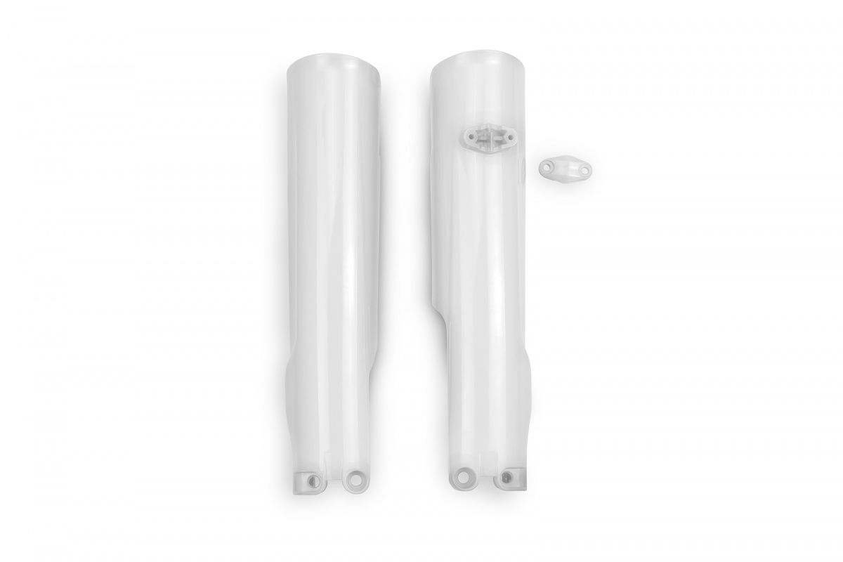 FORK SLIDER PROTECTORS - WHITE 20-23 - HUSQVARNA - REPLICA PLASTICS - HU04312-040 - UFO Plast