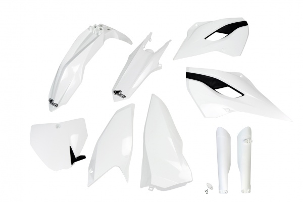 Husqvarna full plastic kit - white - REPLICA PLASTICS - HUKIT628F-041 - UFO Plast