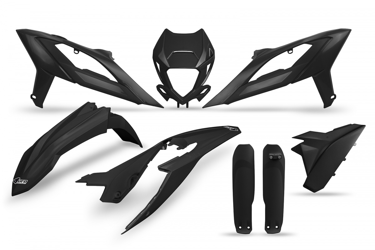 Full Plastic Kit black for Beta RR 250 (2023-24) - RR 300 (2023-24) - RR 350 (2023-24) - RR 400 (2023-24) - RR 450 (2023-24) ...