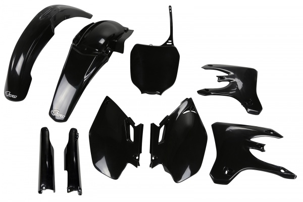 Full Plastic Kit black for Yamaha YZF 250 (2005) - YZF 450 (2005) - REPLICA PLASTICS - YAKIT333F-001 - Ufo Plast